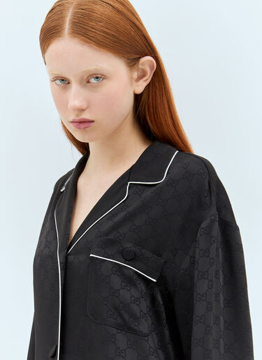 Gucci GG Jacquard Shirt Black guc0257025
