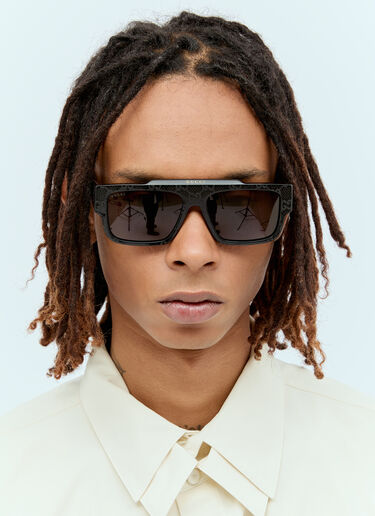 方框太阳镜 Gucci 方框太阳镜 黑色 gus0156001