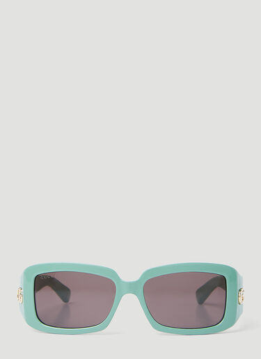Gucci GG 사각 선글라스 그린 gus0254005