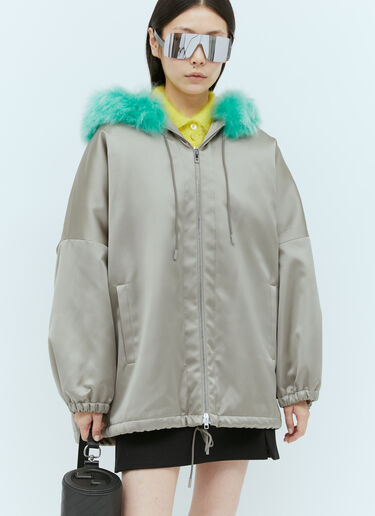 盾形太阳镜 Gucci 盾形太阳镜 灰色 gus0254014