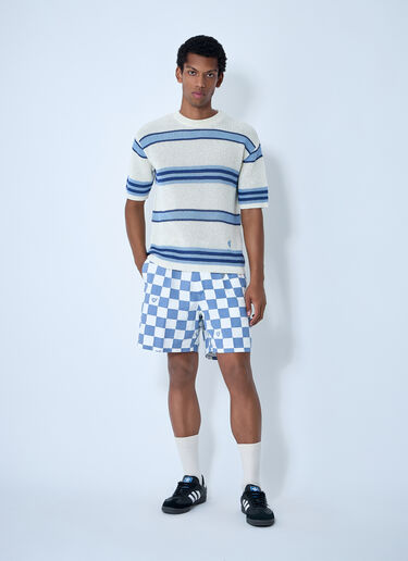 HUMAN MADE Striped Knit Top Blue hmd0161005