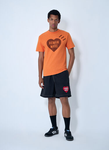 HUMAN MADE Logo Motif T-Shirt Orange hmd0161006