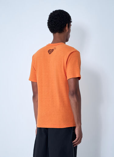 HUMAN MADE Logo Motif T-Shirt Orange hmd0161006
