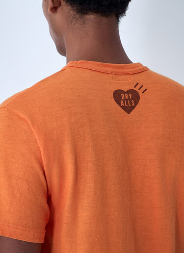 HUMAN MADE Logo Motif T-Shirt Orange hmd0161006
