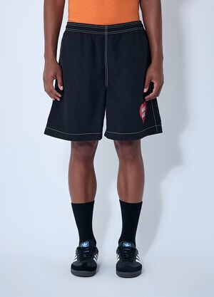 HUMAN MADE Logo Motif Shorts Black hmd0161017