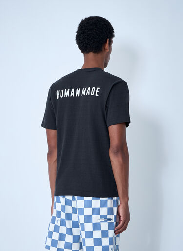 Logo Motif T-Shirt HUMAN MADE Logo Motif T-Shirt Black hmd0161019
