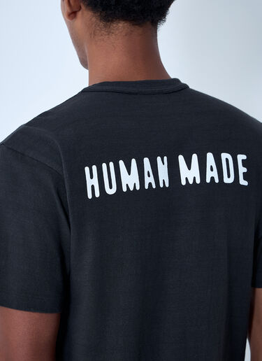 HUMAN MADE Logo Motif T-Shirt Black hmd0161019