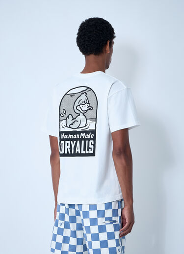 Logo Motif T-Shirt HUMAN MADE Logo Motif T-Shirt White hmd0161020