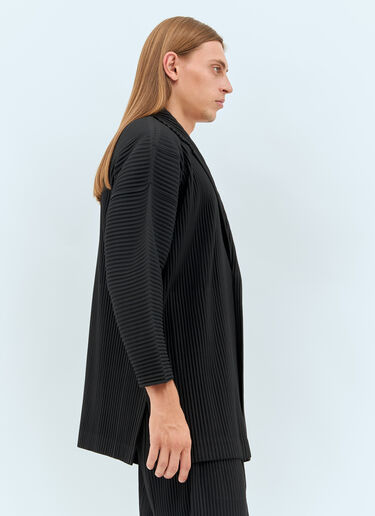 Single-Button Pleated Blazer Homme Plissé Issey Miyake Single-Button Pleated Blazer Black hmp0157011