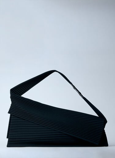 Overlap Shoulder Bag Homme Plissé Issey Miyake Overlap Shoulder Bag Black hmp0160018