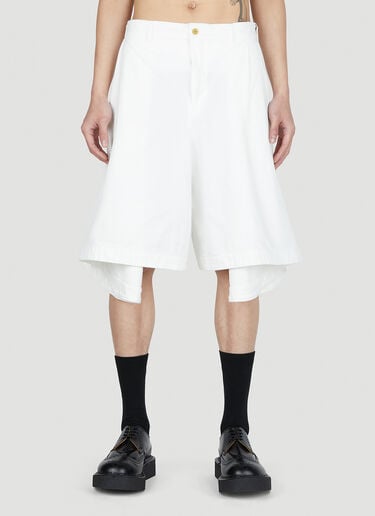 Skirt Shorts Comme Des Garçons Homme Plus Skirt Shorts White hpl0152011