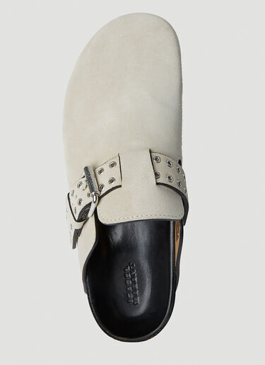 Isabel Marant Mirvin Mules Beige ibm0251032