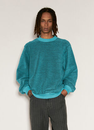 Isa Boulder Towel Sweater Blue isa0156006