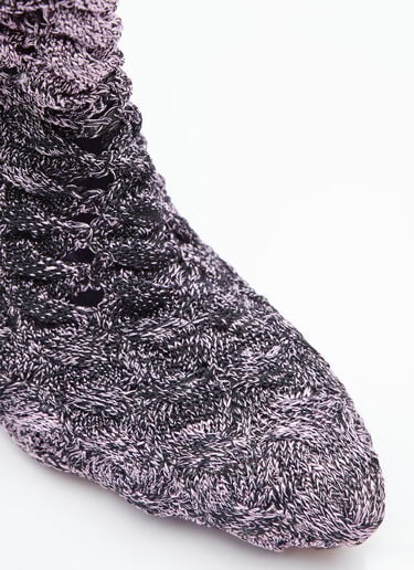 Spiral Cable Boots Isa Boulder Spiral Cable Boots Lilac isa0253010