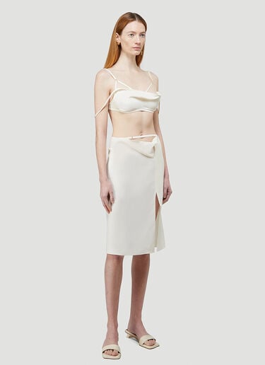 Le Soutien-Gorge Novio Top Jacquemus Le Soutien-Gorge Novio Top Beige jac0244021