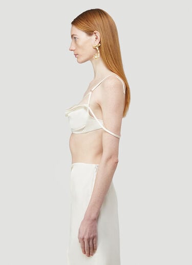 Le Soutien-Gorge Novio Top Jacquemus Le Soutien-Gorge Novio Top Beige jac0244021