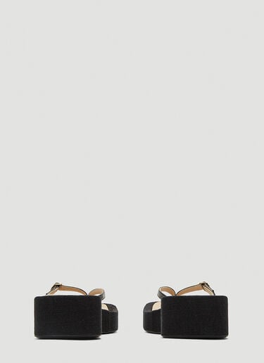 Les Tatanes Leather Sandals Jacquemus Les Tatanes Leather Sandals Black jac0244063