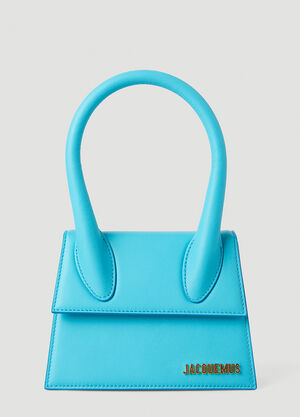 Jacquemus Le Chiquito Medium Handbag Blue jac0246064