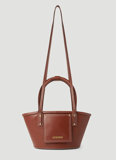 Jacquemus Le Petit Panier Shoulder Bag Brown jac0251085