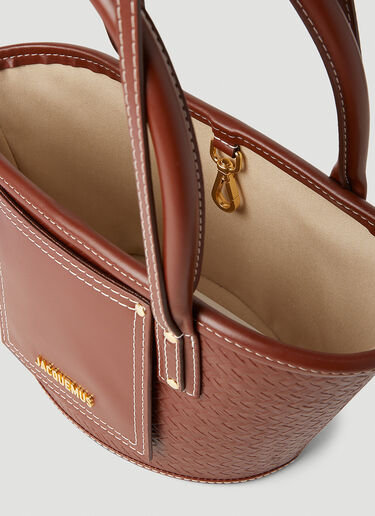 Jacquemus Le Petit Panier Shoulder Bag Brown jac0251085