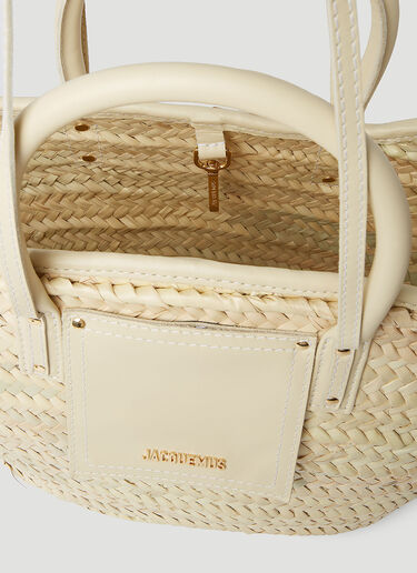 Jacquemus 르 파니에 솔리 토트백 크림 jac0254087