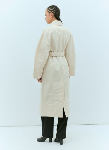 Le Trench Bari Coat Jacquemus Le Trench Bari Coat Cream jac0256002