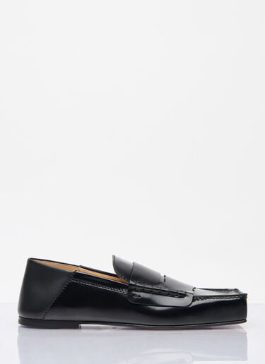 Jacquemus Les Mocassins Carre Loafers Black jac0258069