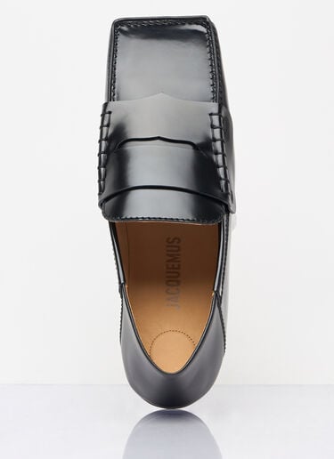 Les Mocassins Carre Loafers Jacquemus Les Mocassins Carre Loafers Black jac0258069