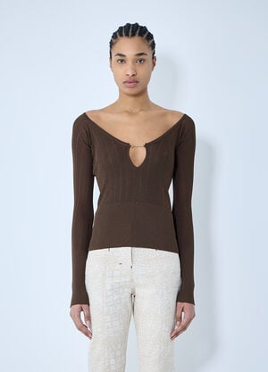 Jacquemus Le Haut Pralu 上衣  棕色 jac0260011