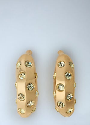 Jacquemus Les Boucles Bananes Earrings Gold jac0260040