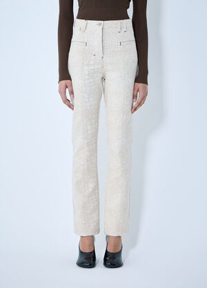 Jacquemus Le De Nimes Jeans Beige jac0260049