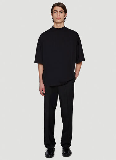 Oversized Short-Sleeved T-Shirt Jil Sander Oversized Short-Sleeved T-Shirt Black jil0143015