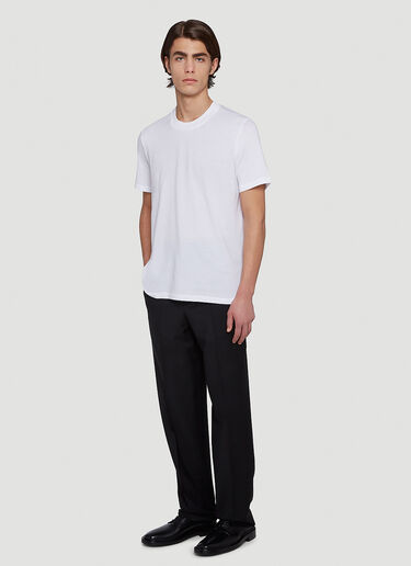 Jil Sander Short-Sleeved T-Shirt White jil0143017
