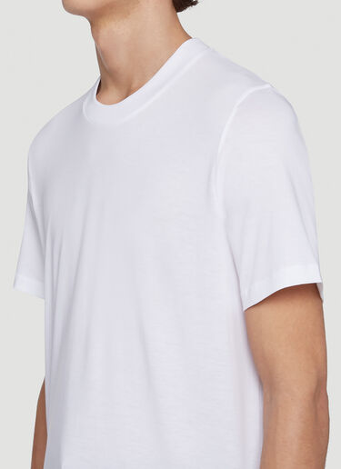 Jil Sander Short-Sleeved T-Shirt White jil0143017