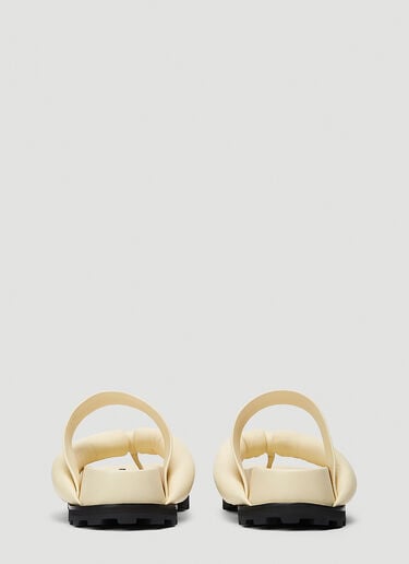 Leather Sandals Jil Sander Leather Sandals Beige jil0243020