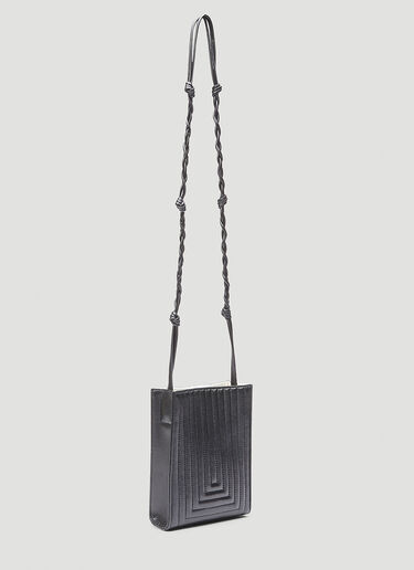 Jil Sander Tangle Quilted Small Shoulder Bag Black jil0243038