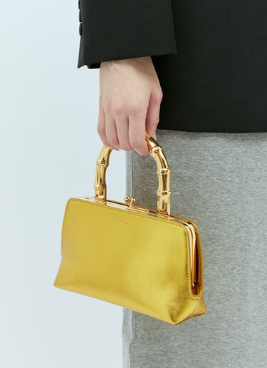 Goji Bamboo Mini Handbag Jil Sander Goji Bamboo Mini Handbag Yellow jil0253022