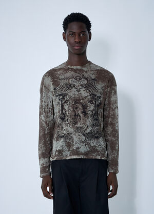 Jean Paul Gaultier 메달리온 메시 탑 베이지 jpg0161001