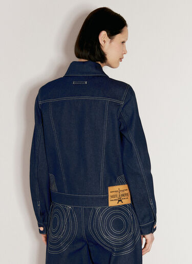 Jean Paul Gaultier 대조적인 탑스티칭 재킷 블루 jpg0256017