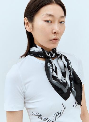 Eyes And Lips Silk Scarf Jean Paul Gaultier Eyes And Lips Silk Scarf White jpg0258023