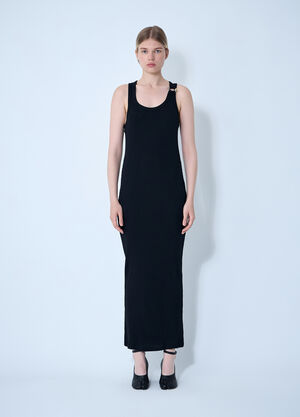 Jean Paul Gaultier Maxi Piercing Dress Black jpg0261015