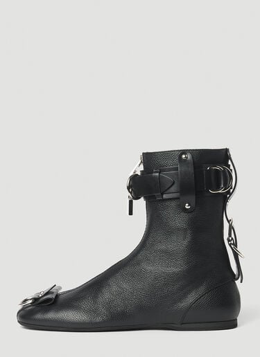 Leather Boxing Boots JW Anderson Leather Boxing Boots Black jwa0253022