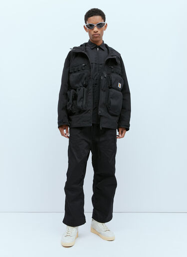 Junya Watanabe 카고 재킷 블랙 jwn0154007