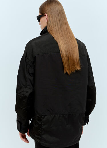 Junya Watanabe 립스톱 재킷 블랙 jwn0154009