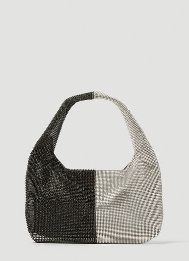 Mini Crystal Mesh Armpit Shoulder Bag KARA Mini Crystal Mesh Armpit Shoulder Bag Silver kar0252011