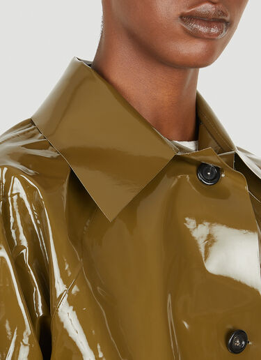 Original Hip Lacquer Jacket KASSL Editions Original Hip Lacquer Jacket Green kas0249001