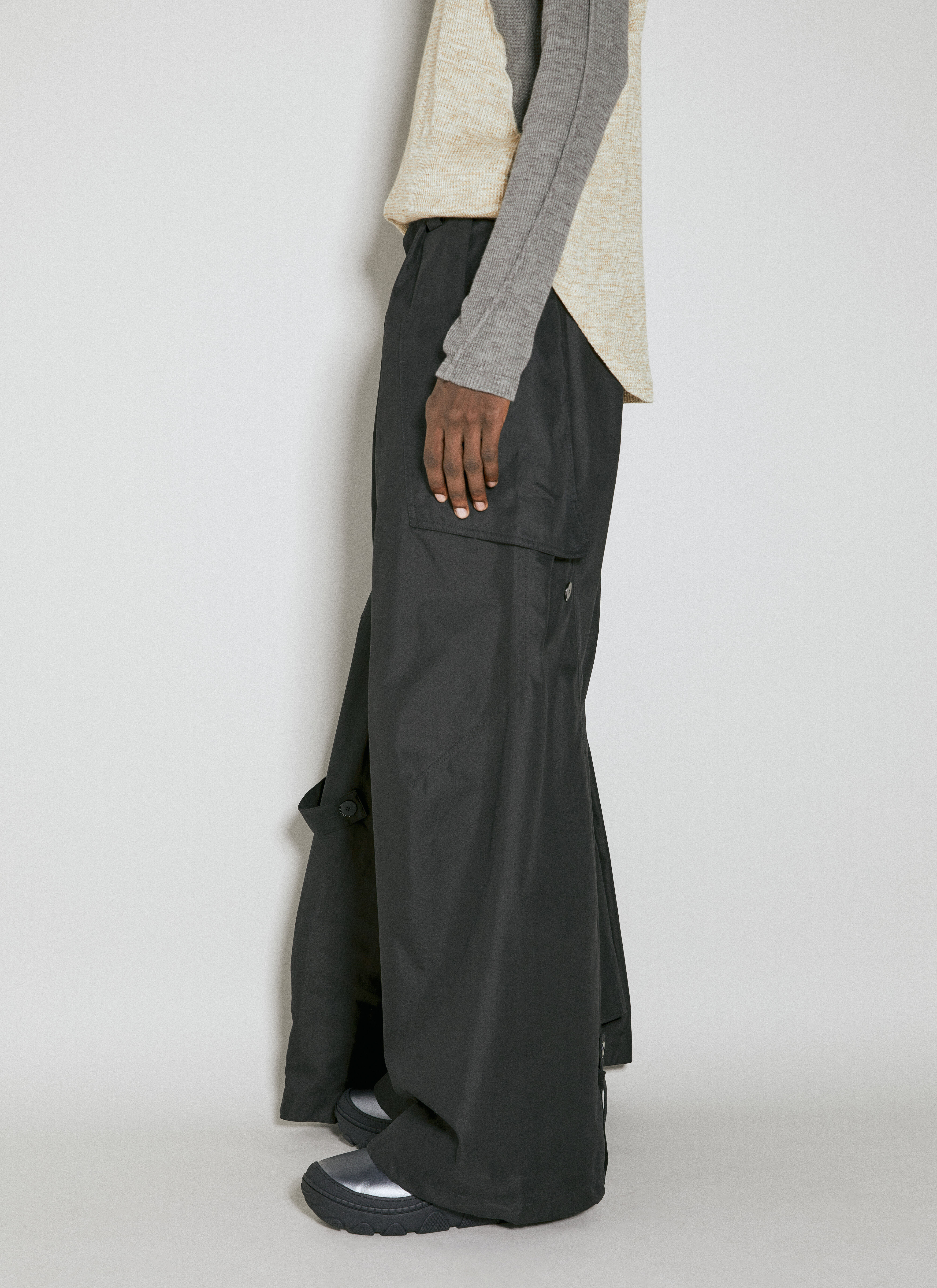 Kiko Kostadinov Men's' Meno Loose Pants in Black | LN-CC®