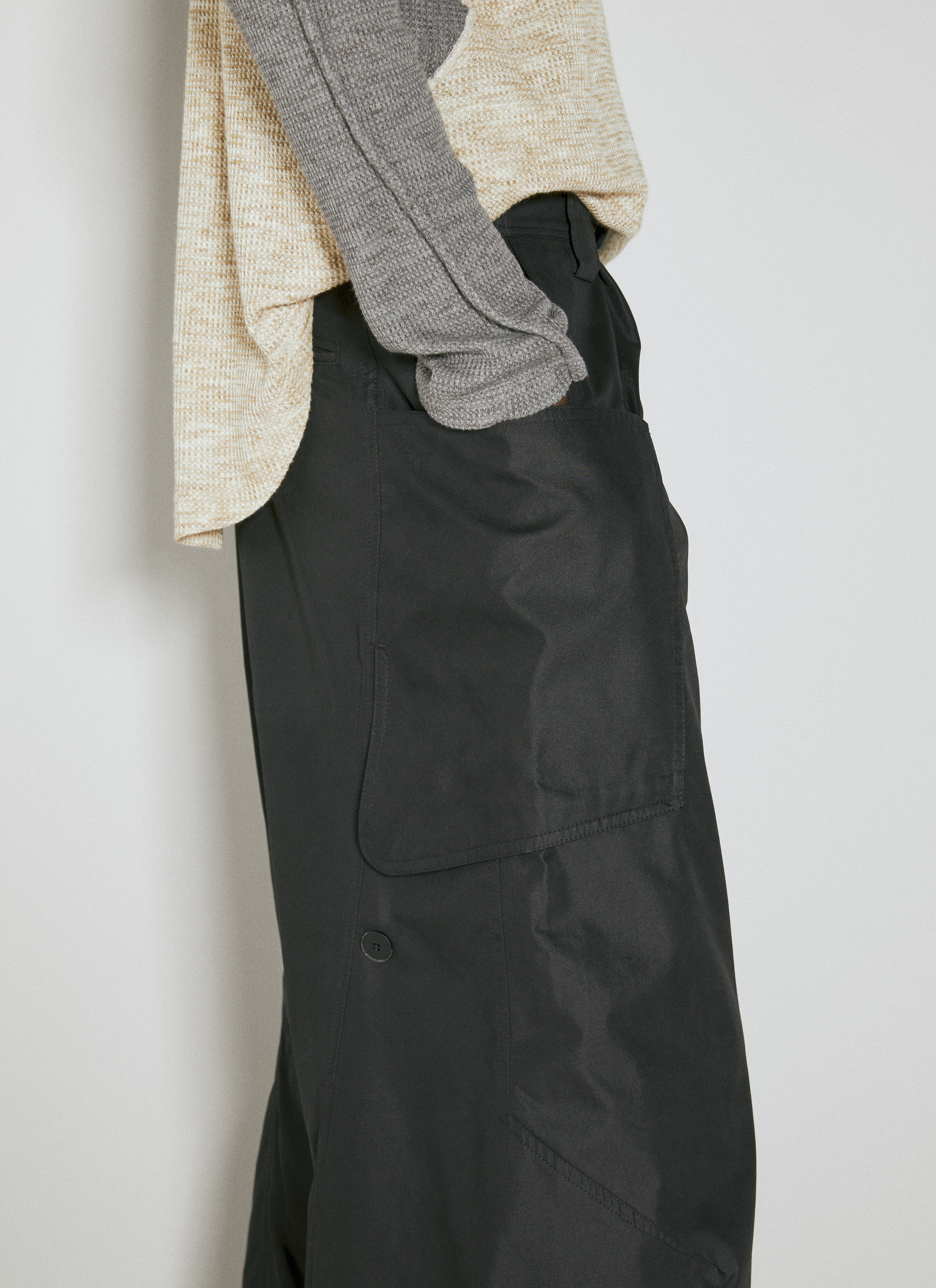 Kiko Kostadinov Men's' Meno Loose Pants in Black | LN-CC®