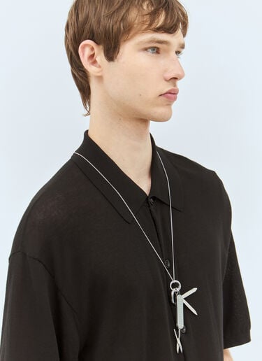 Lemaire Mini Swiss Knife Necklace Silver lem0158018