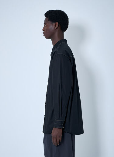Lemaire Embellished Metal Shirt Black lem0360018